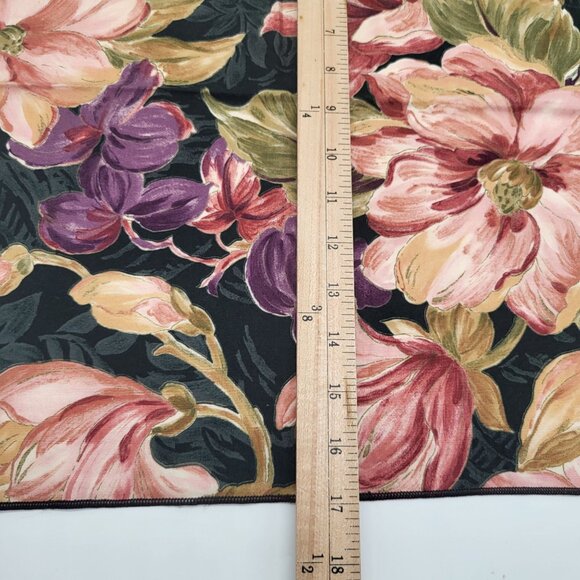 Vintage Floral Print Cloth Table Napkins Fabric Reusable Set Of 6 - Picture 3 of 5